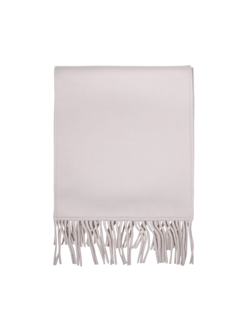 WOMAN THE DYNAMIS STUDIO NUDE WOOL LYON FRINGED SCARF