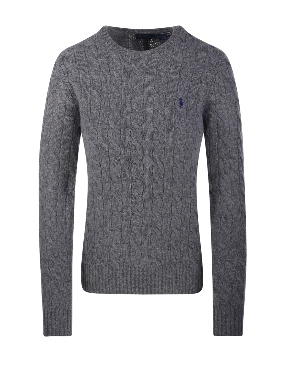 WOMAN RALPH LAUREN GREY WOOL JULIANNA PULLOVER