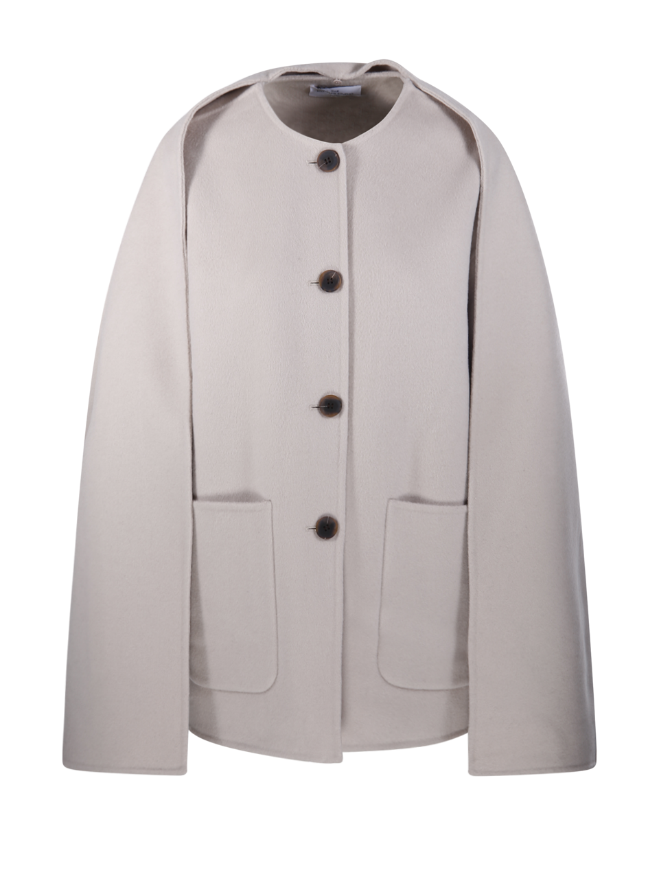 WOMAN THE DYNAMIS STUDIO NUDE WOOL ANTWERP SCARF COAT