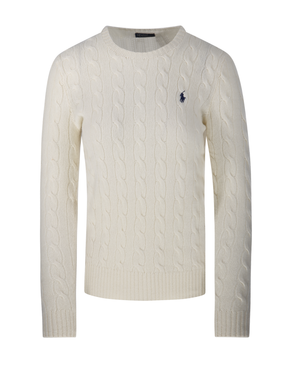 WOMAN RALPH LAUREN WHITE WOOL JULIANNA PULLOVER