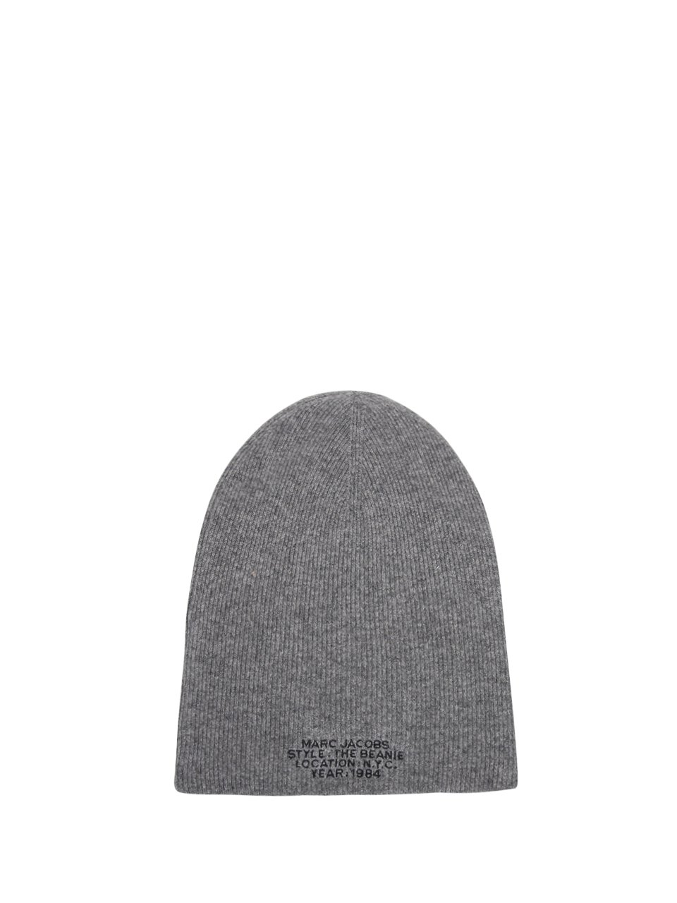 帽子 Marc Jacobs Cashmere Beanie lt grey WOMAN MARC JACOBS GREY WOOL THE BEANIE HAT