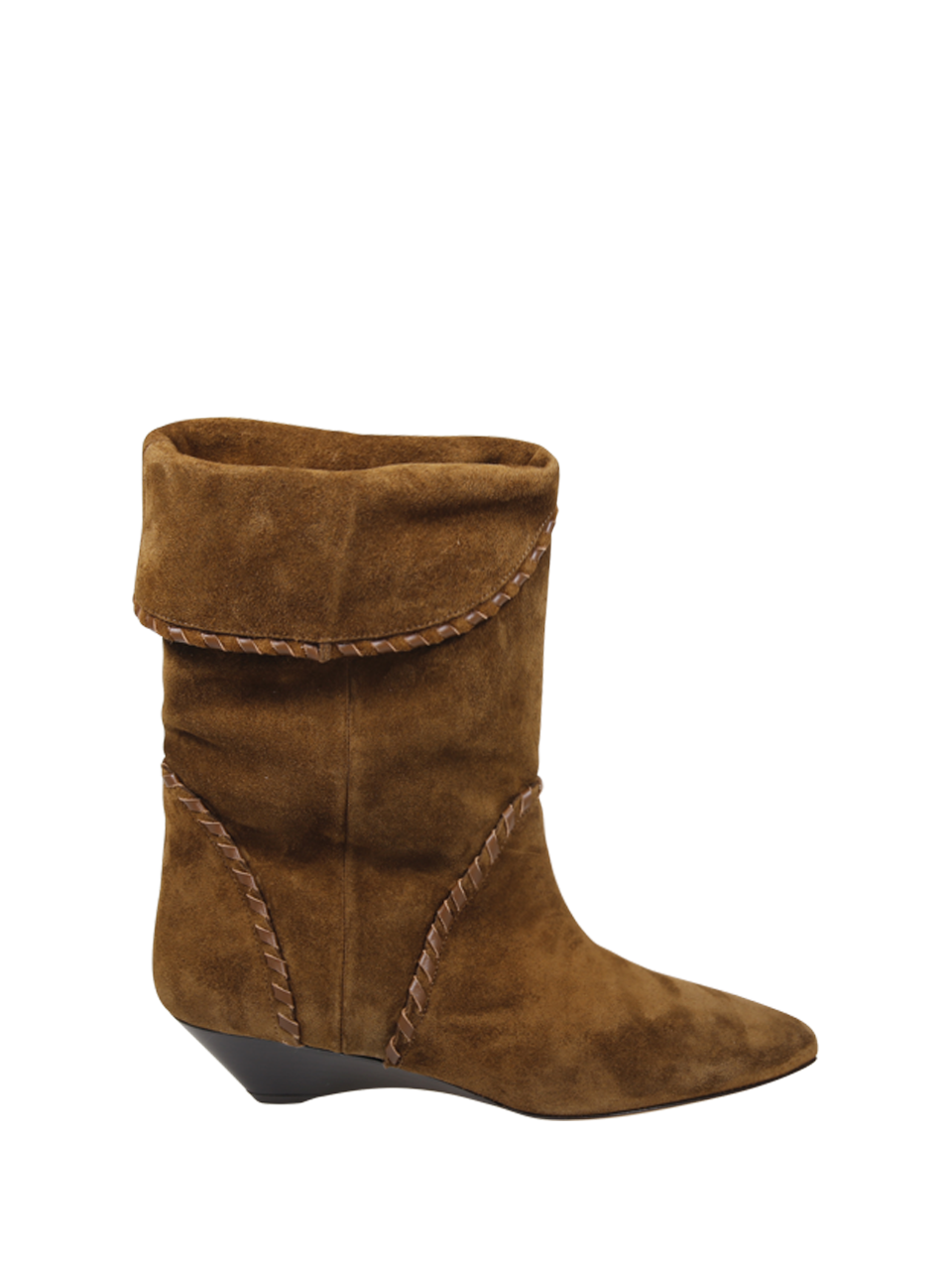 WOMAN ISABEL MARANT BROWN SUEDE CALF LEATHER EDOA GB BOOT
