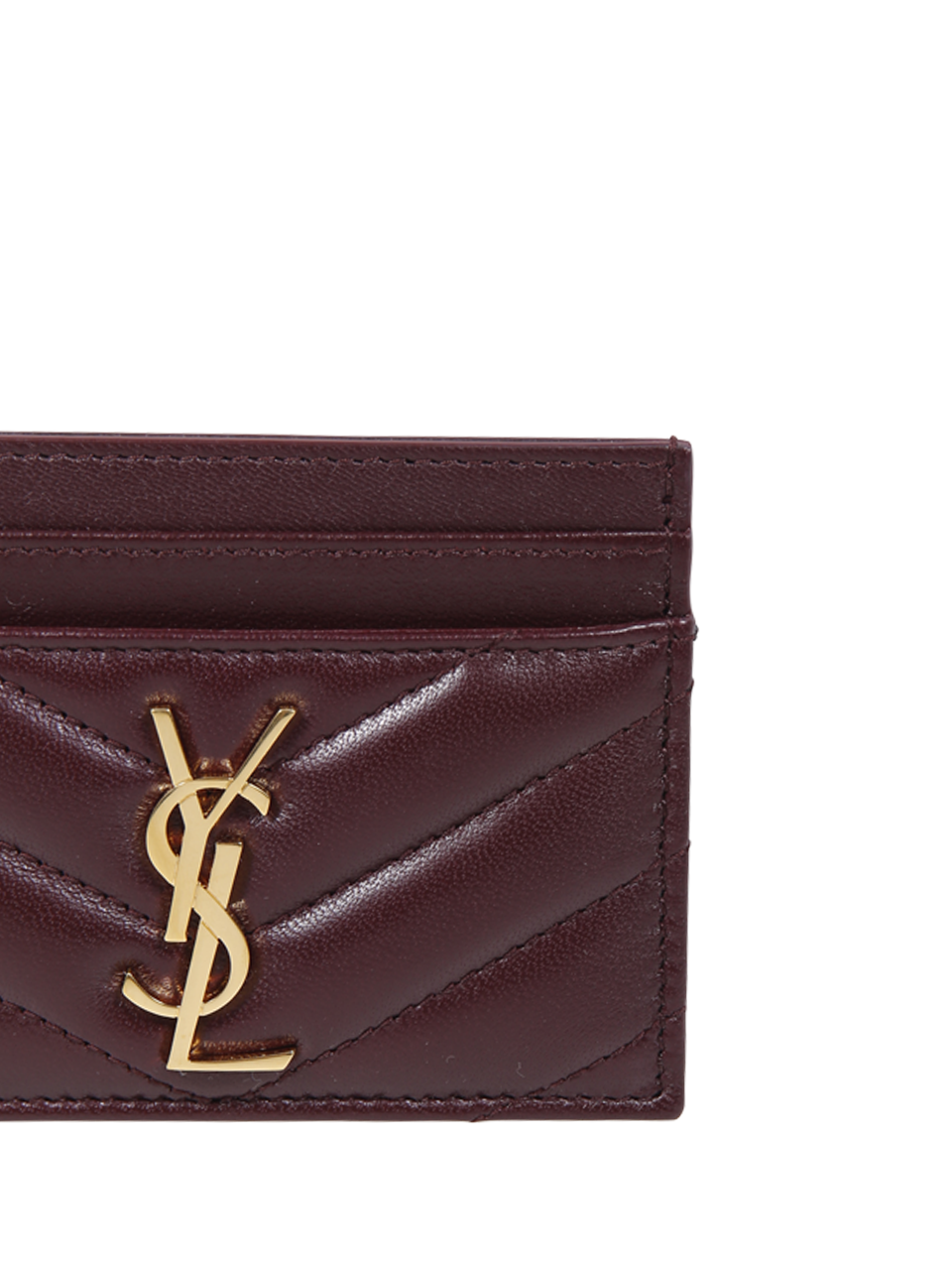 DONNA SAINT LAURENT PORTA CARTE DI CREDITO IN PELLE DI AGNELLO