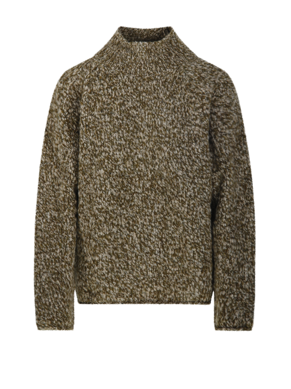 WOMAN FABRIZIO DEL CARLO GREEN MERINO WOOL SWEATER