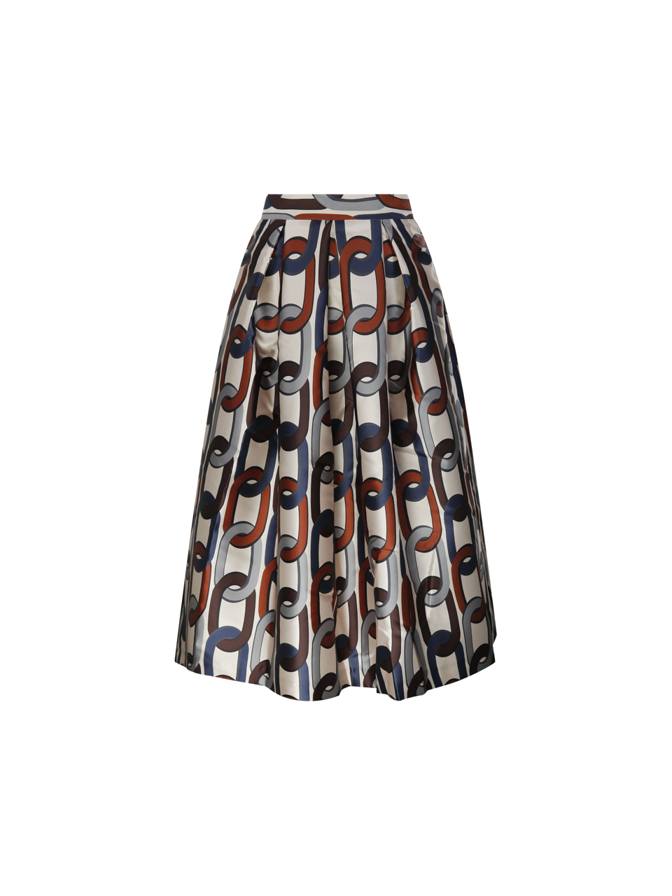 WOMAN LUNATICA MULTICOLOR POLYESTER CHAIN SKIRT