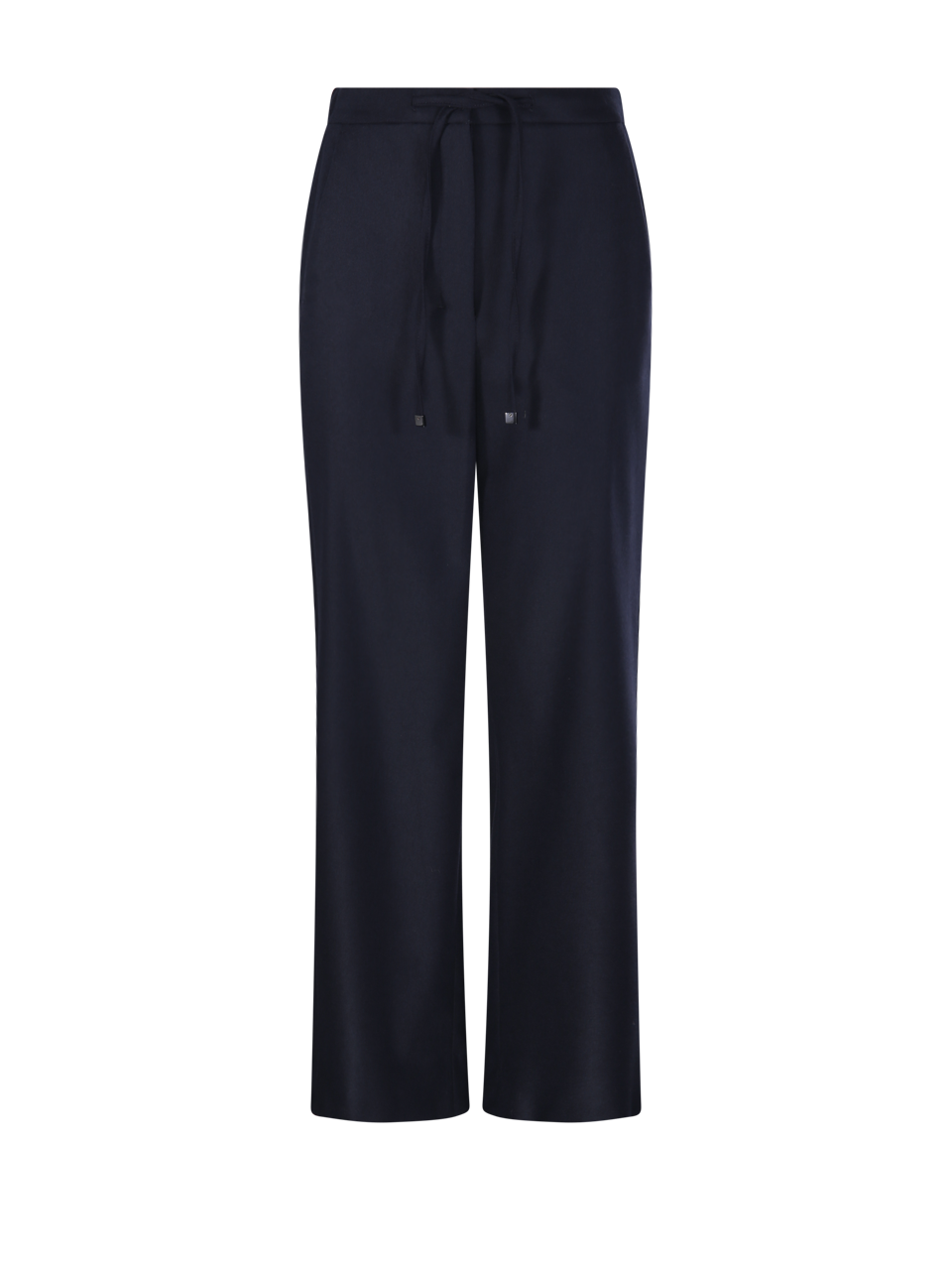 WOMAN MAXMARA S DARK BLUE WOOL FLORIA PANTS