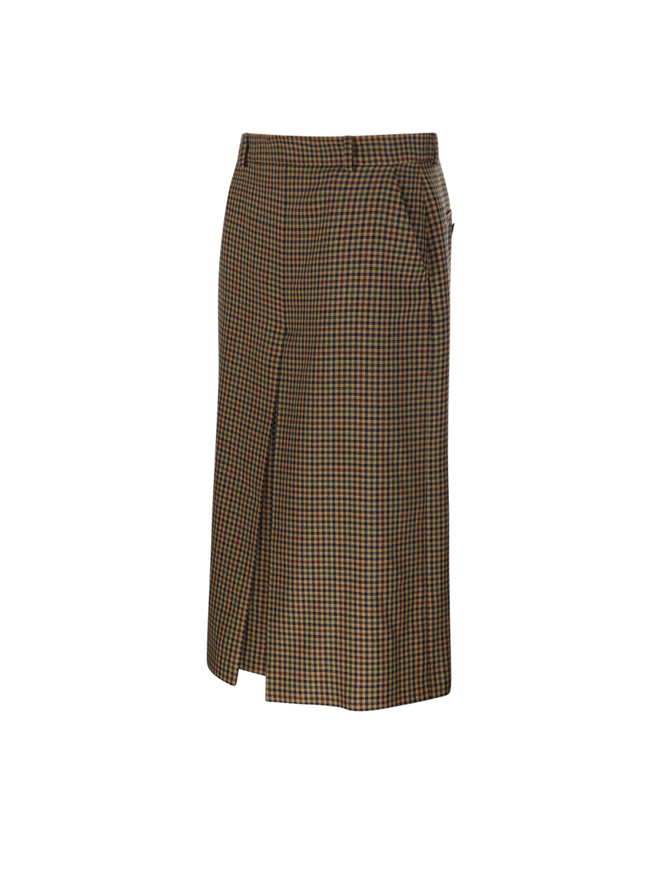 WOMAN SAINT LAURENT BROWN WOOL PANT