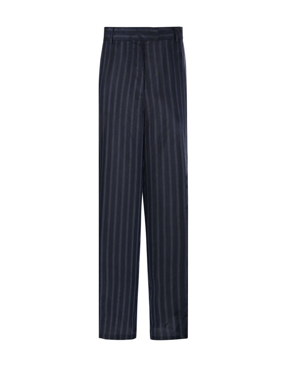 DONNA DRIES VAN NOTEN PANTALONI PENN IN CUPRO BLU 