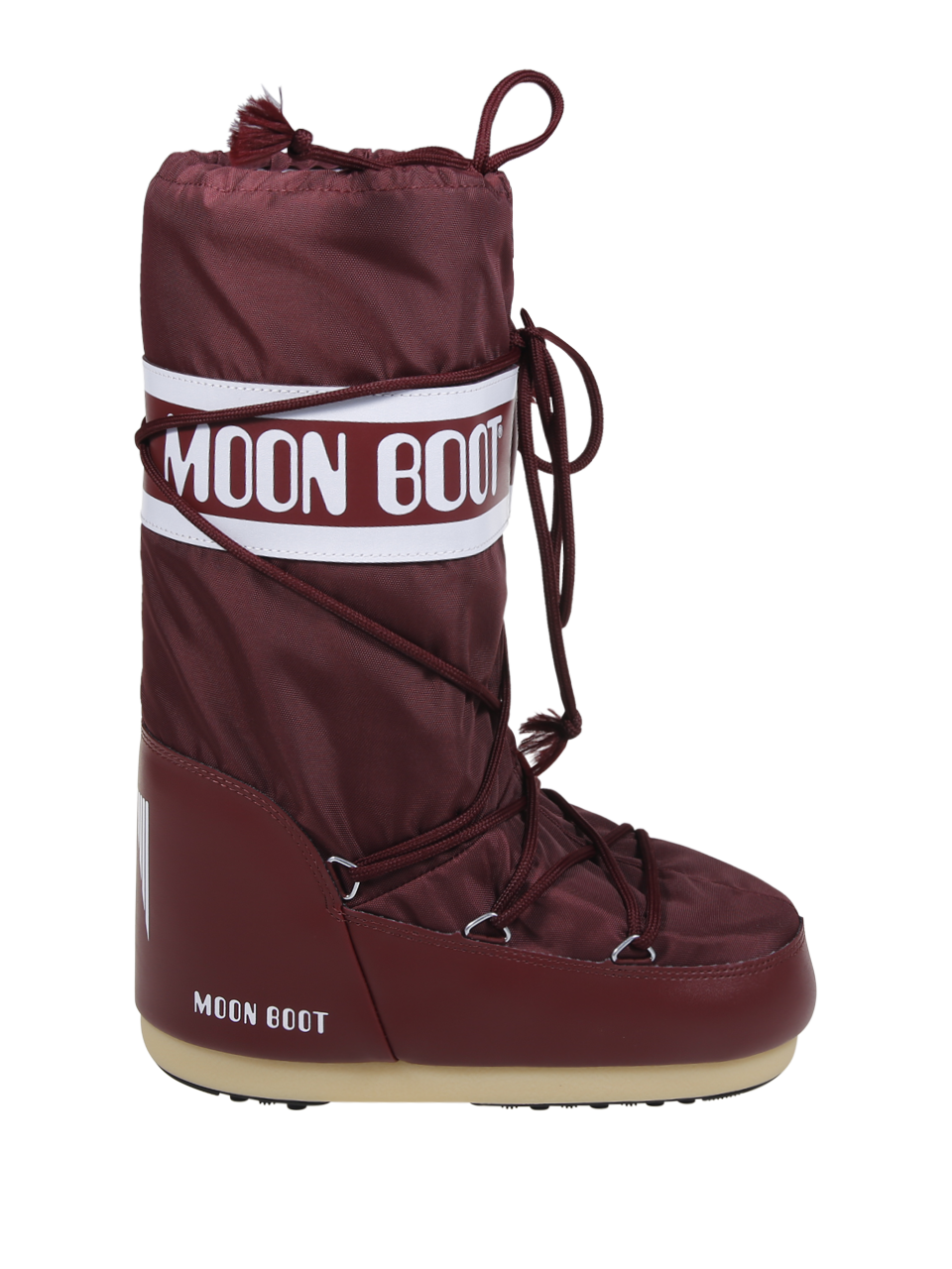 WOMAN MOON BOOT BORDEAUX POLYAMIDE ICON BOOT