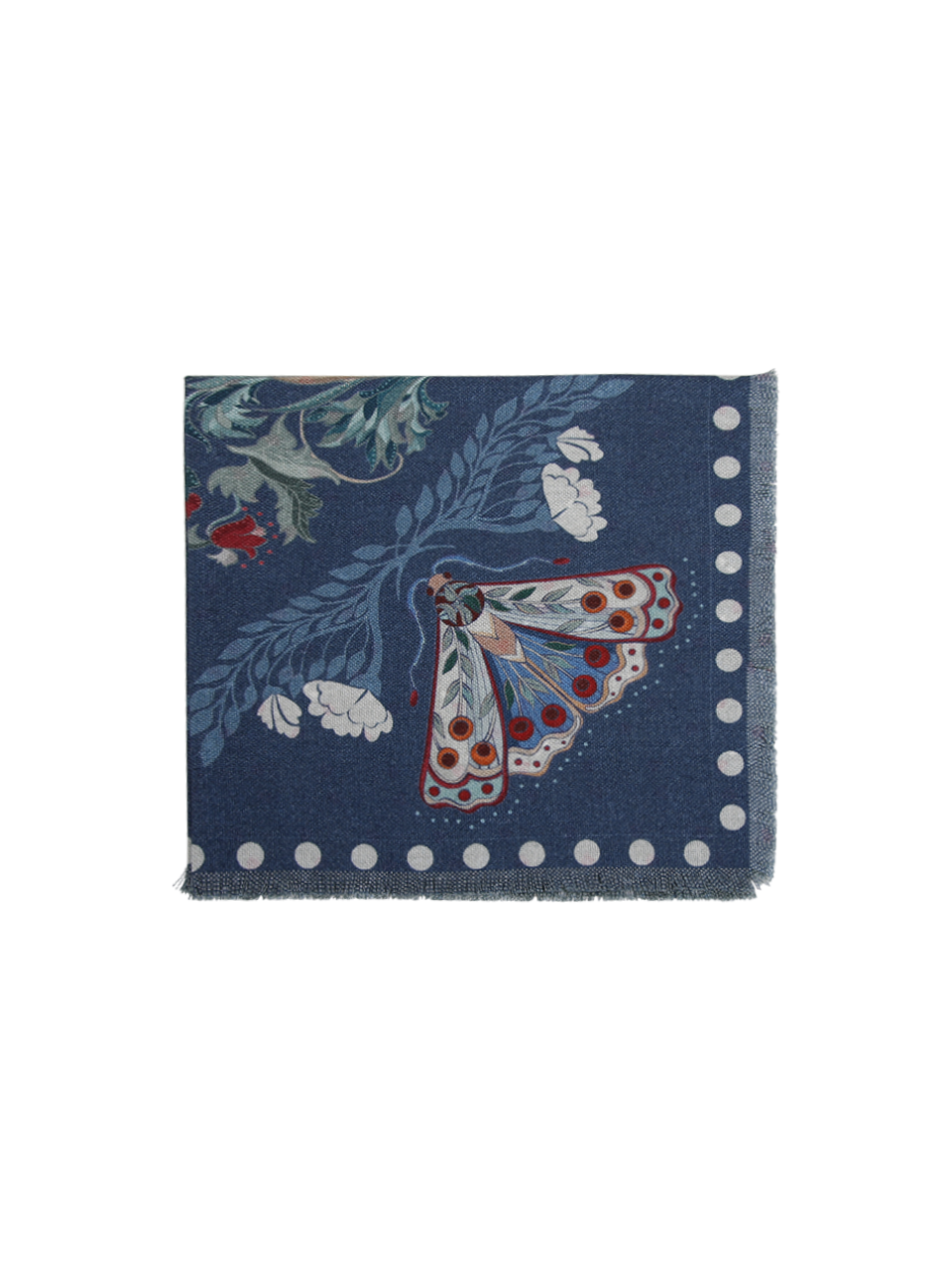 WOMAN FRANCO FERRARI BLUE WOOL GRIDO SCARF