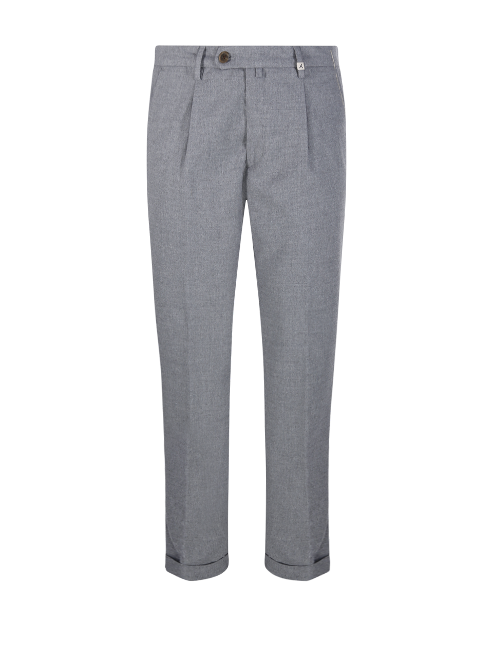 MEN MYTHS GREY POLYESTER LONG PANT