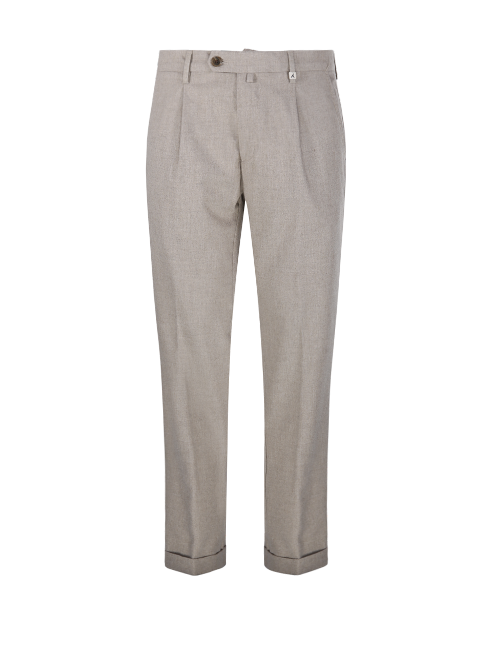 MEN MYTHS BEIGE POLYESTER LONG PANT