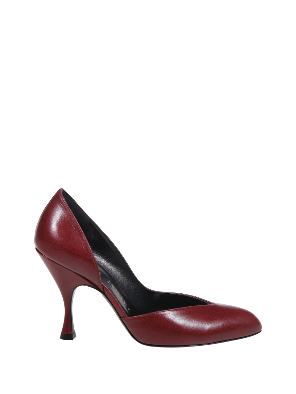 WOMAN HERBERT LEVINE RED LAMB SKIN NOT HALF BAD PUMP