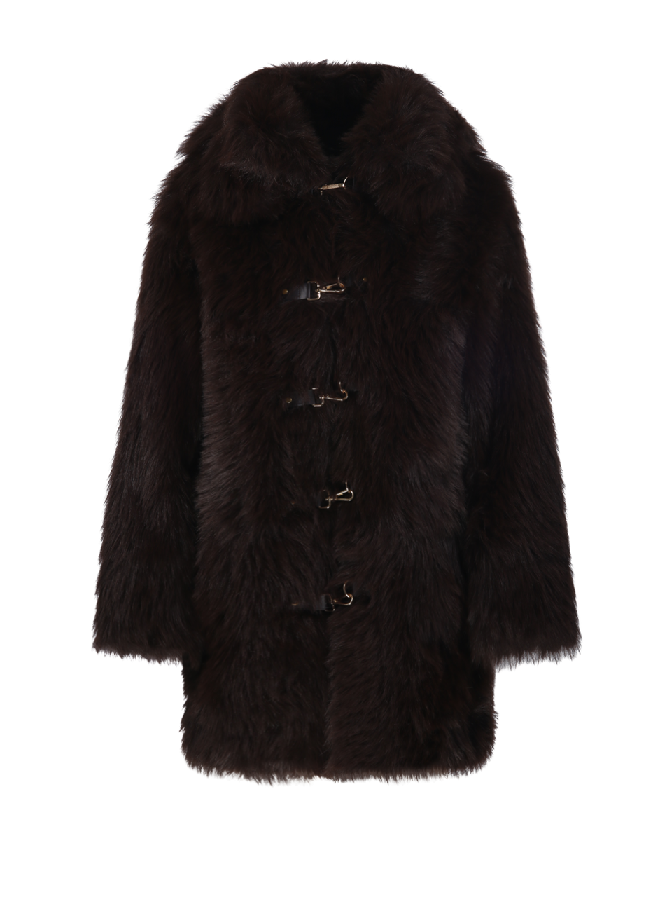 DONNA URBANCODE PELLICCIA IN POLIESTERE MARRONE 