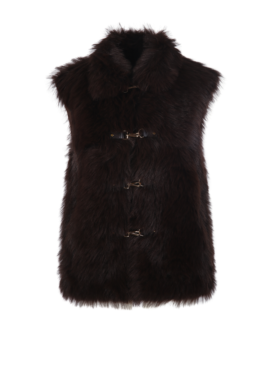 WOMAN URBANCODE MARRONE POLYESTER FUR JACKET