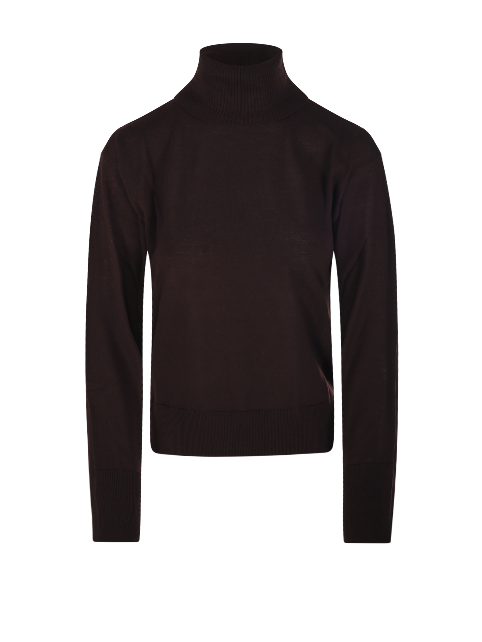 WOMAN COLLEZIONE N01 BROWN WOOL SWEATER