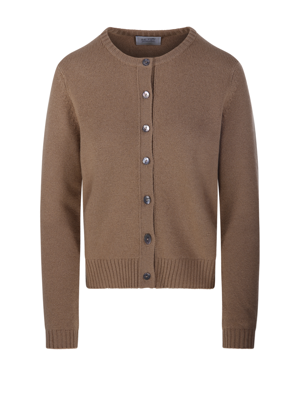 WOMAN BE YOU BEIGE CASHMERE LADY72 CARDIGAN