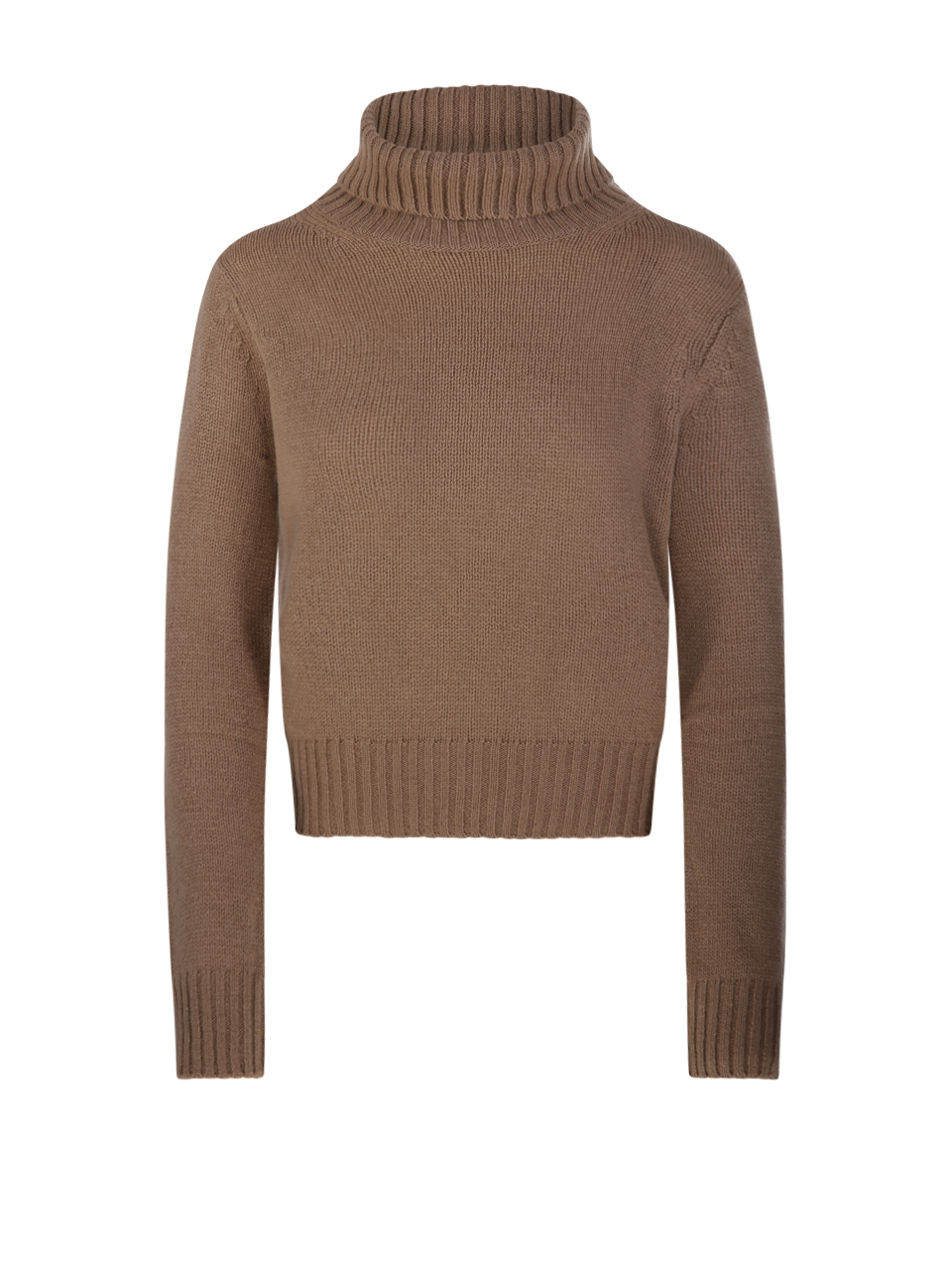 WOMAN BE YOU BEIGE CASHMERE LADY32 SWEATER TURTLE NECK