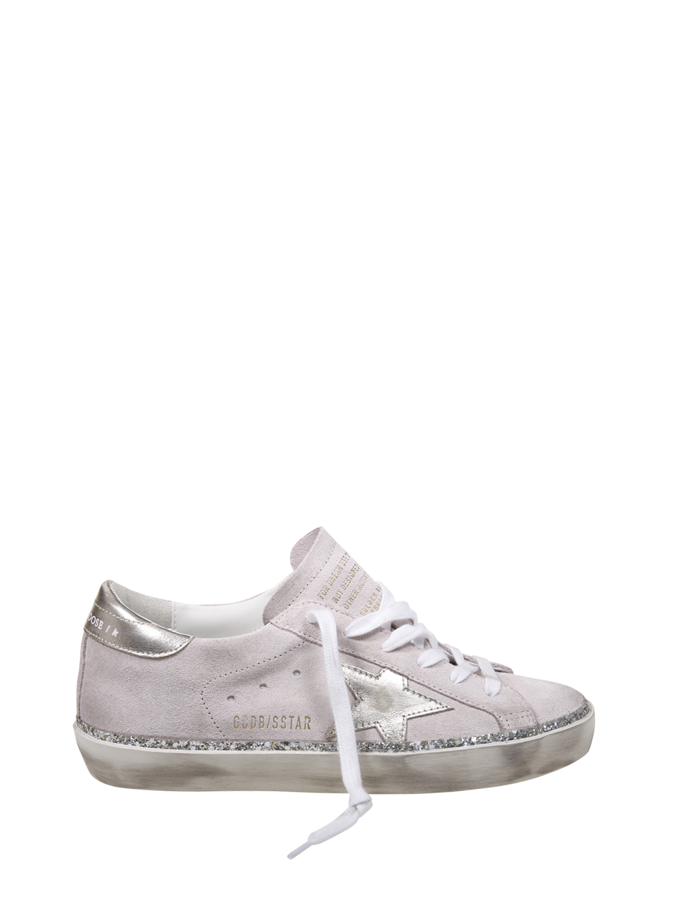 WOMAN GOLDEN GOOSE PINK LEATHER SUPER STAR SNEAKER 