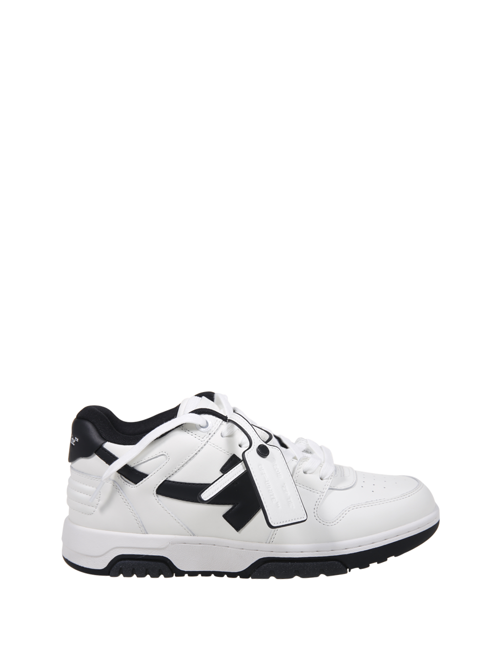 MEN OFF-WHITE WHITE LEATHER OUT OF OFFICE SNEAKER