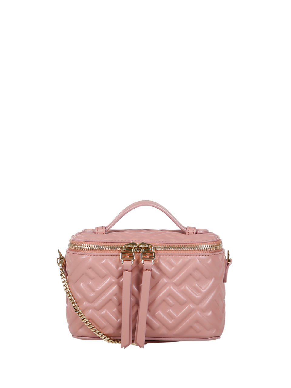 DONNA FENDI BORSA VANITY  IN PELLE DI AGNELLO ROSA