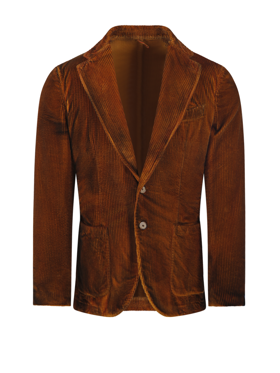 MEN SANTANIELLO BROWN COTTON BLAZER