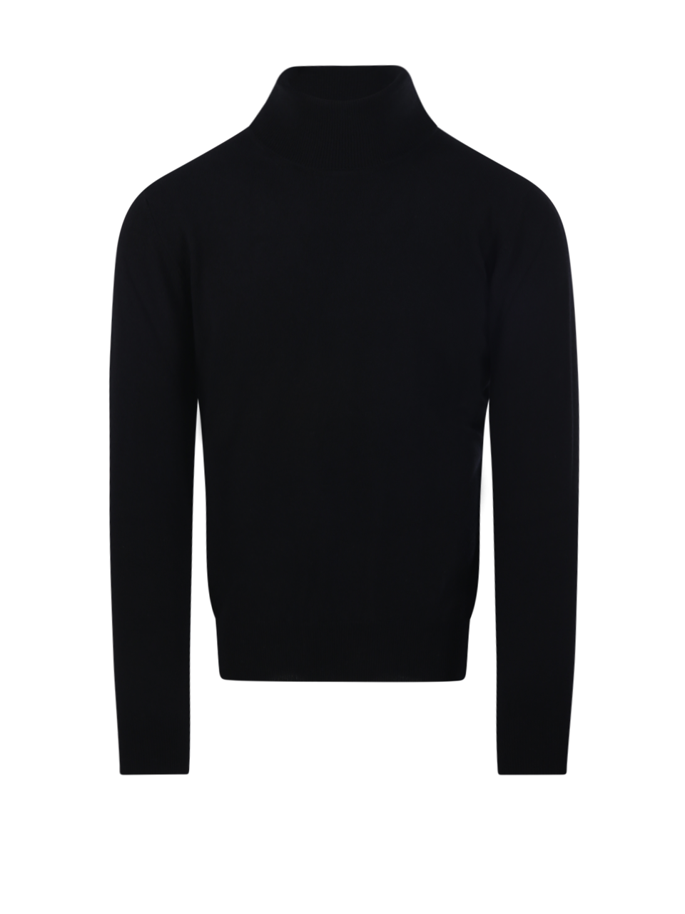 MEN ALTEA BLACK VIRGIN WOOL TURTLE NECK