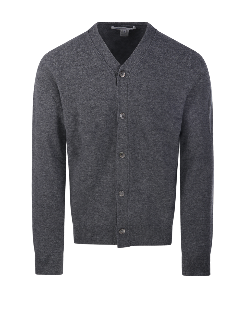 MEN COMME DES GARCONS SHIRT GREY WOOL CARDIGAN