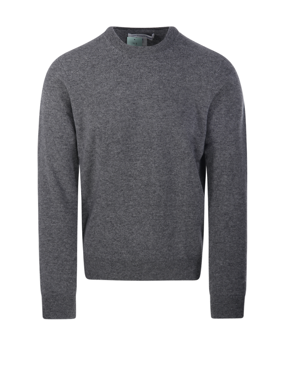 MEN COMME DES GARCONS GREY WOOL PULLOVER