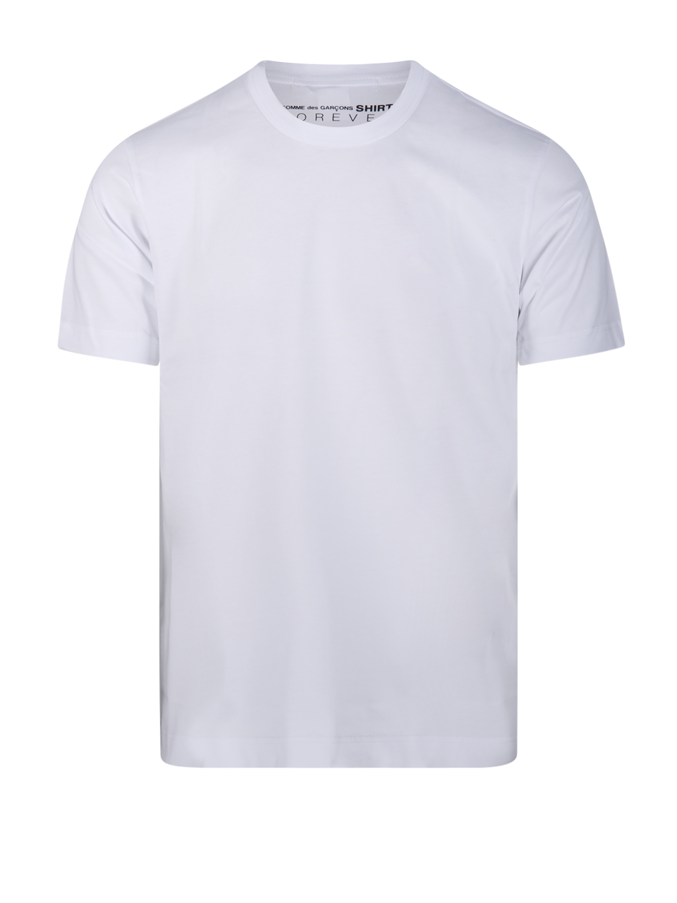 UOMO COMME DES GARCONS SHIRT T-SHIRT IN COTONE BIANCA 