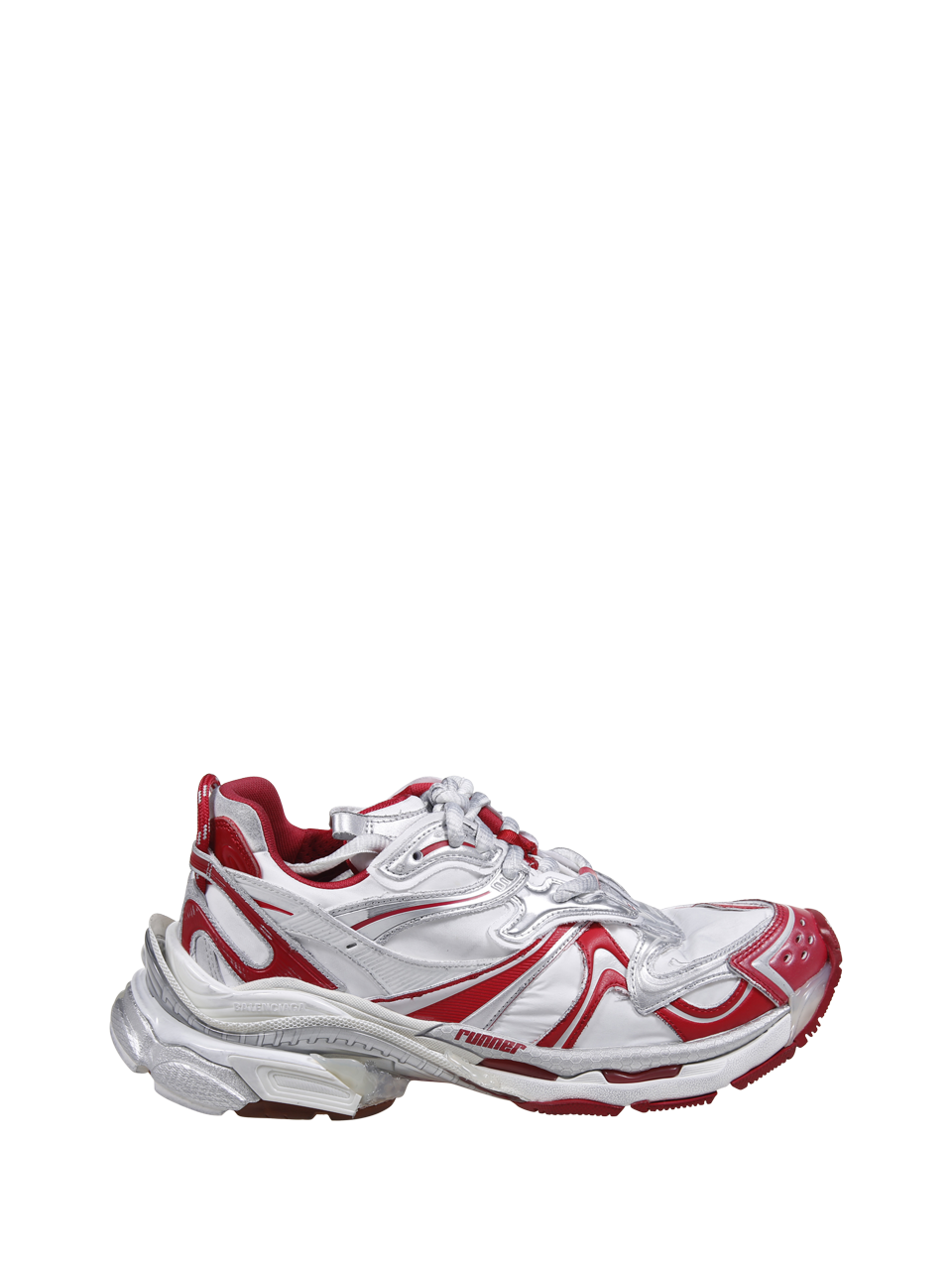 WOMAN BALENCIAGA WHITE POLYURETHANE RUNNER 2 SNEAKER