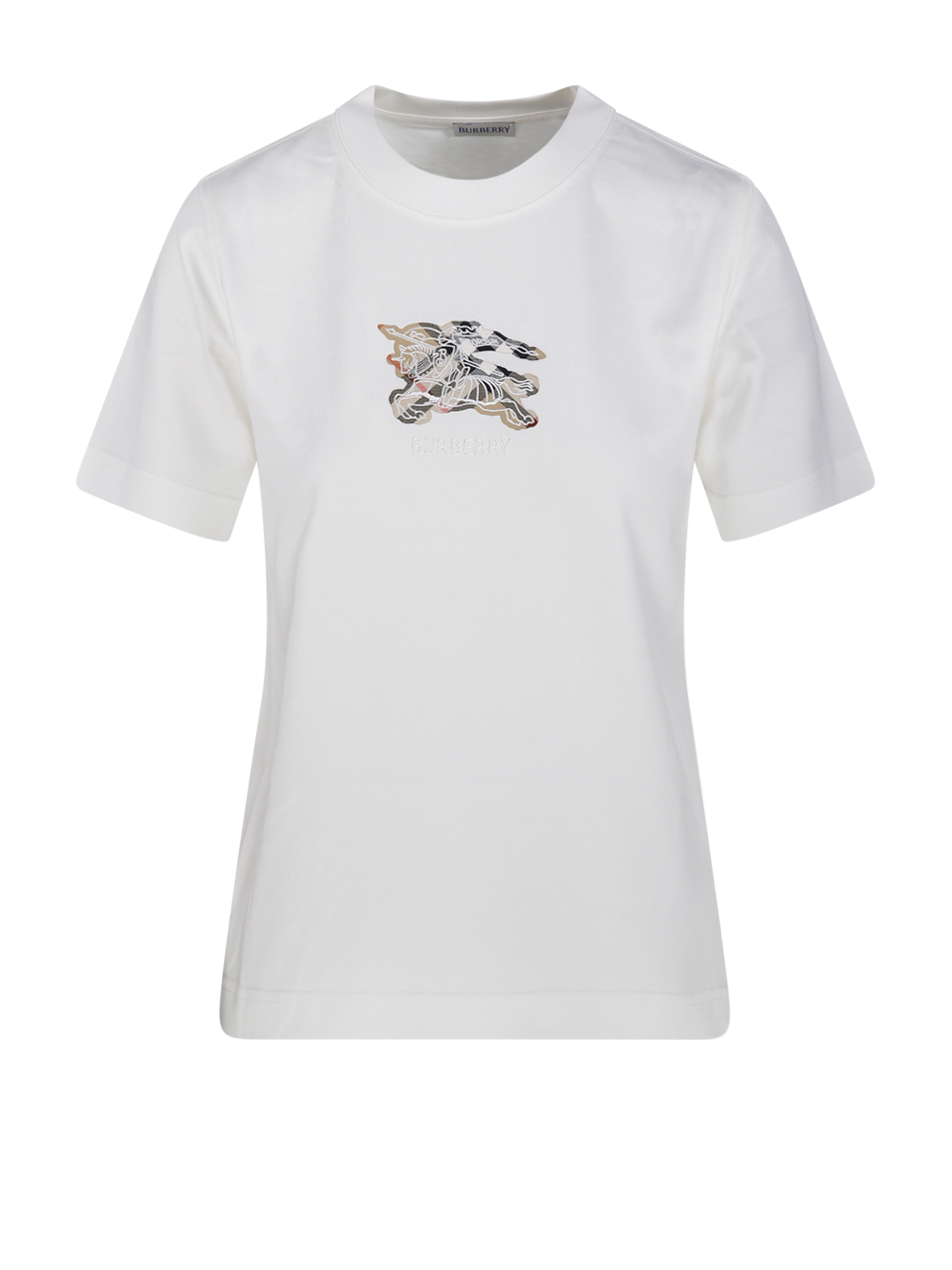 WOMAN BURBERRY WHITE COTTON FRANKIE EKD T-SHIRT