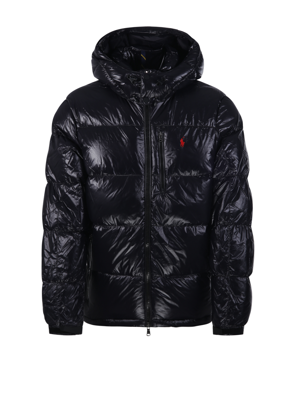 MEN RALPH LAUREN BLACK NYLON PUFFER JACKET