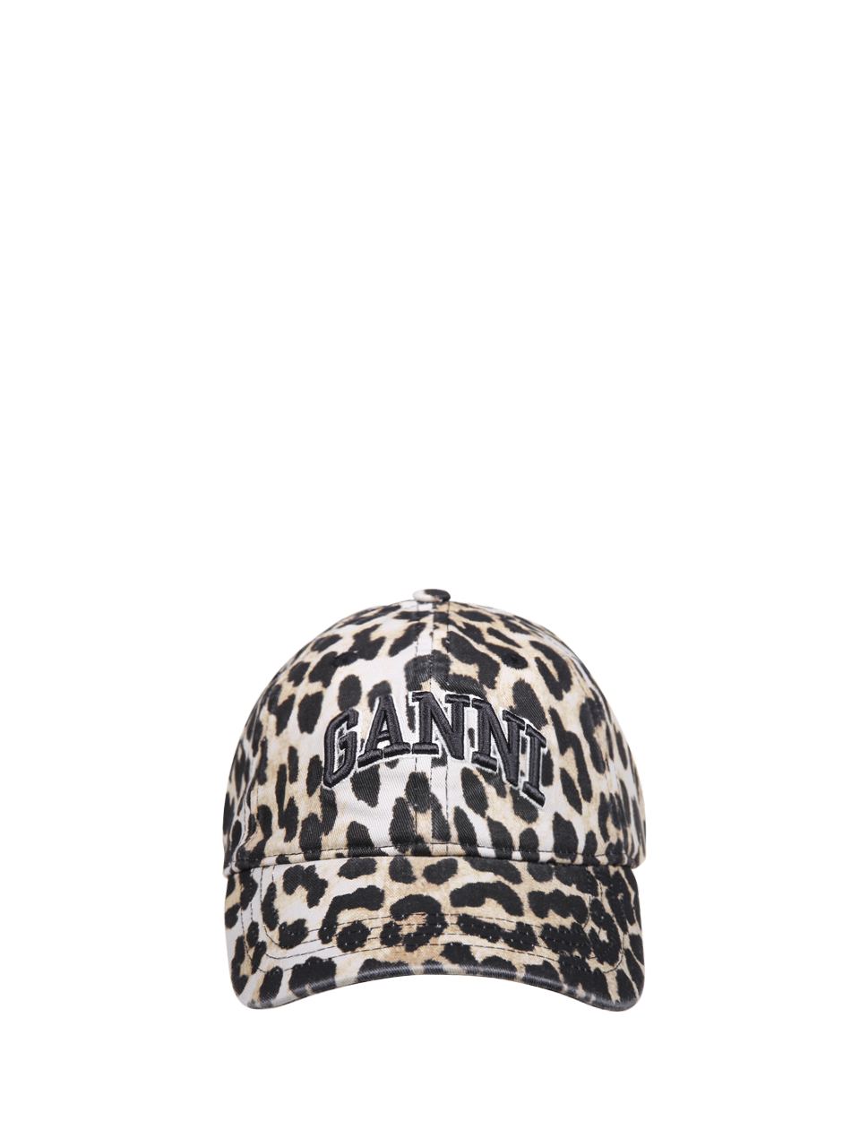 WOMAN GANNI BROWN ORGANIC COTTON WASHED COTTON CANVAS CAP LEO 