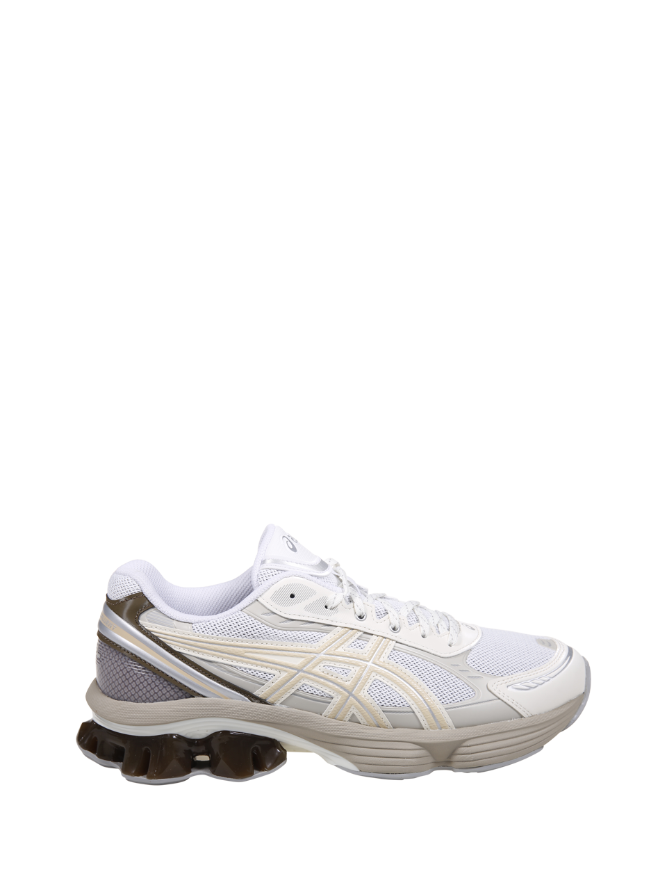 MEN ASICS WHITE SYNTETHIC LEATHER GEL KINETIC FLUENT SNEAKER