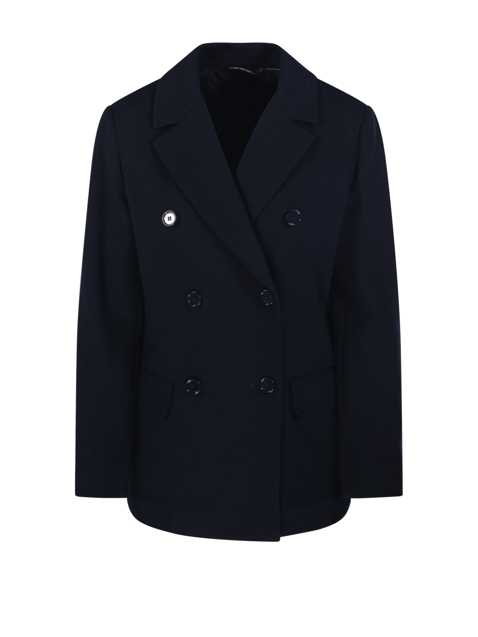 WOMAN MAXMARA S BLUE WOOL GIUDITTA DOUBLE BREASTED BLAZER