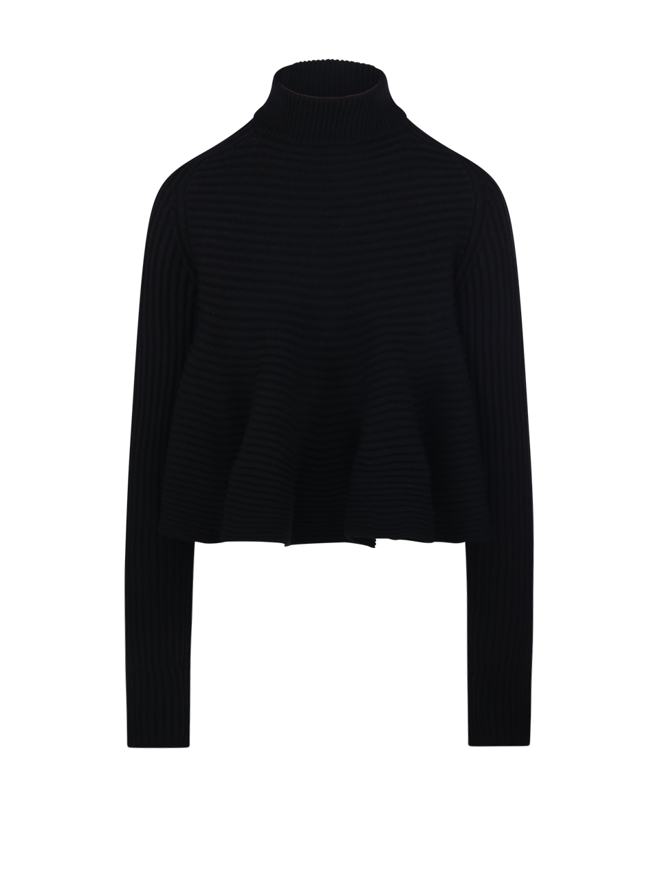 WOMAN MAXMARA SPORTMAX BLACK VIRGIN WOOL ASTICE SWEATER