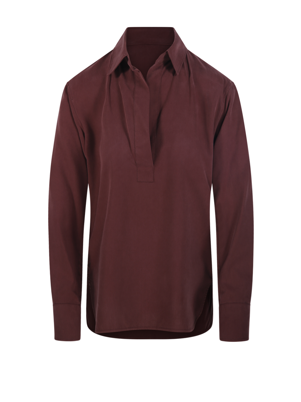 WOMAN MAXMARA RED SILK MIRKO SHIRT