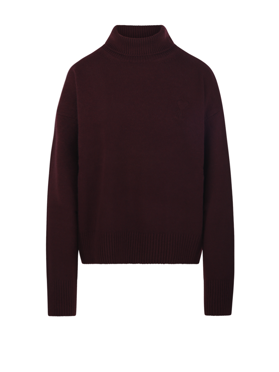 WOMAN AMI BRODEAUX WOOL ADC TURTLE NECK SWEATER 