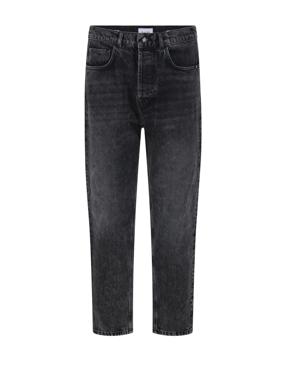 MEN AMISH BLACK COTTON JEANS