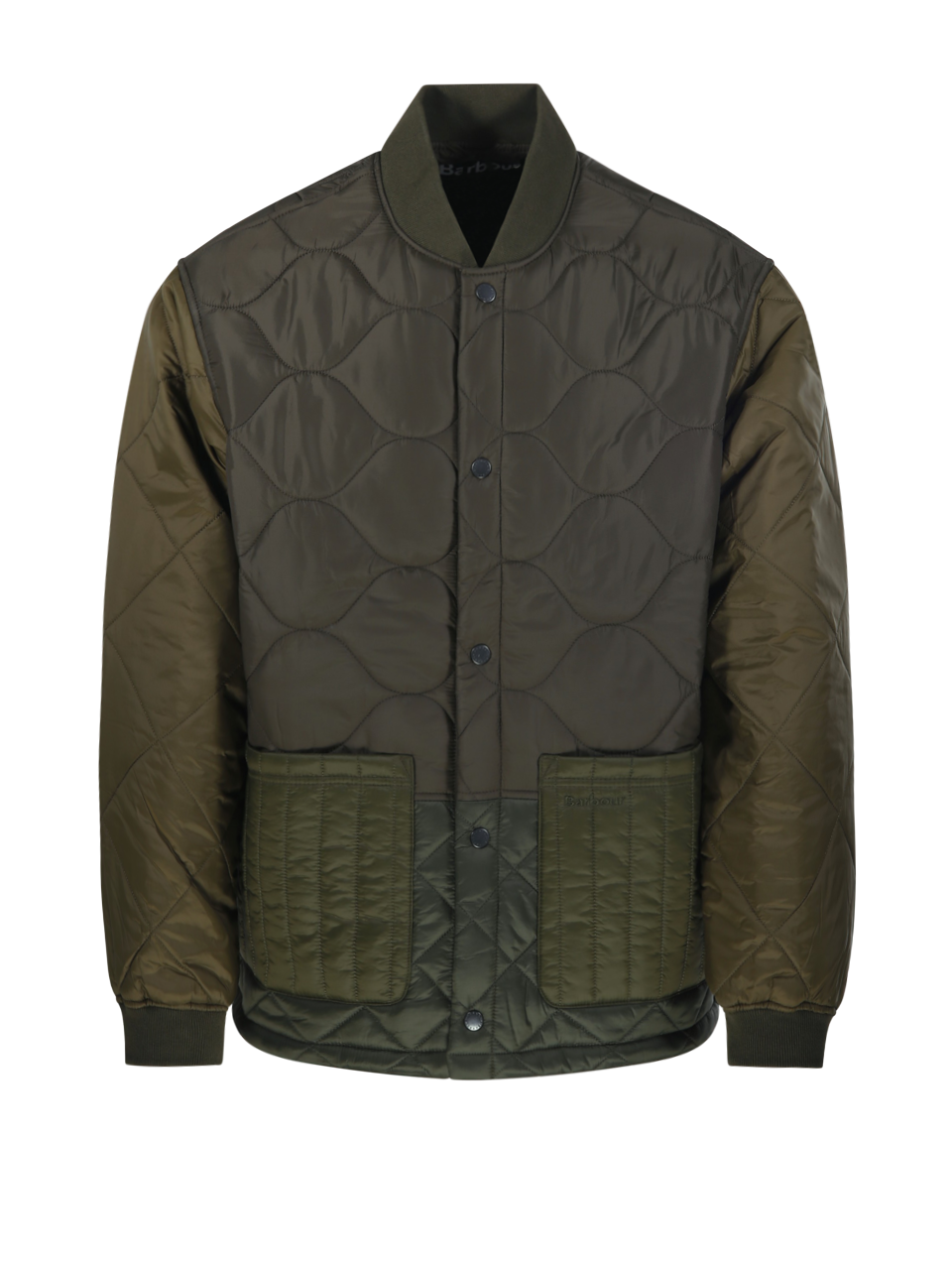 MEN BARBOUR GREEN POLYAMIDE JACKET