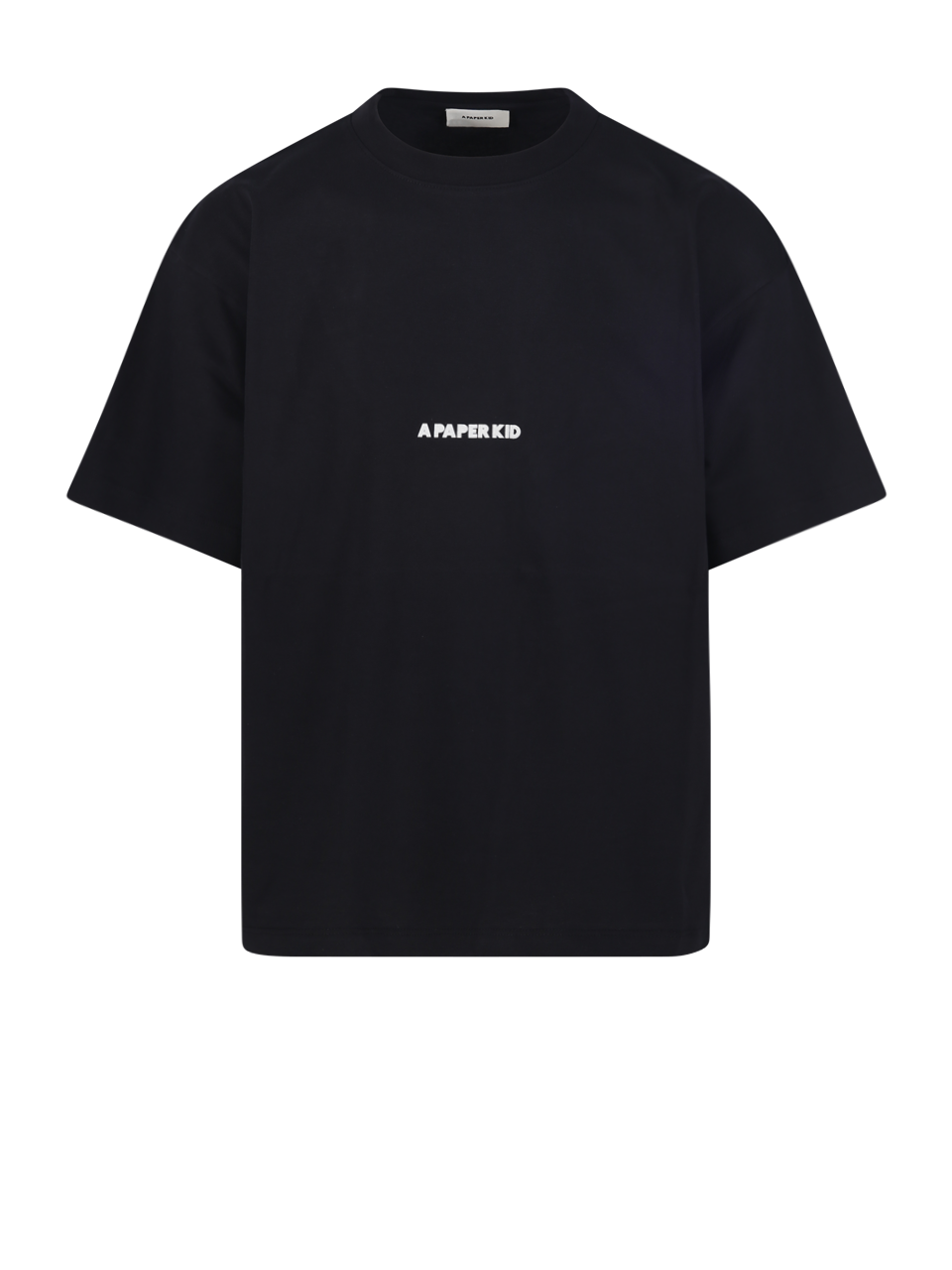 UOMO A PAPER KID T-SHIRT IN COTONE NERO 