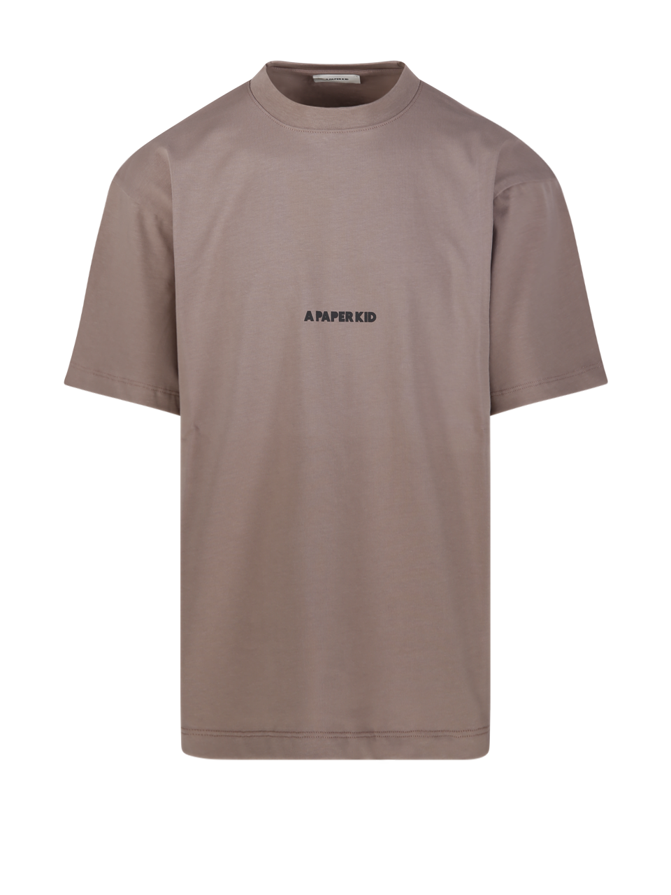 MEN A PAPER KID BEIGE COTTON T-SHIRT