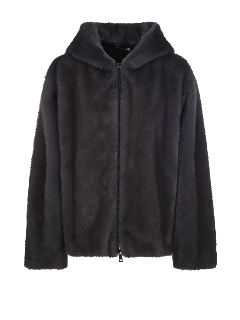 WOMAN PAROSH GREY POLYESTER COAT