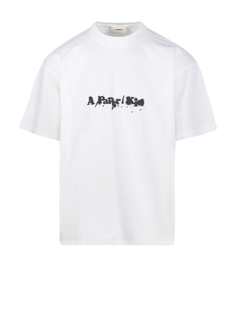 UOMO A PAPER KID T-SHIRT IN COTONE BIANCO