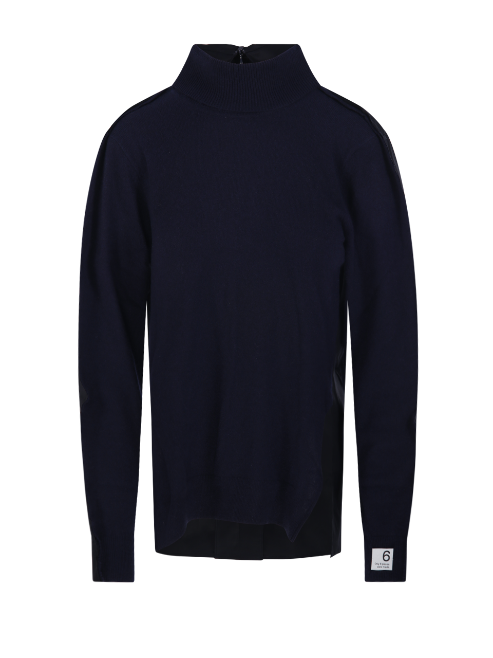 DONNA RE CODE MAGLIONE IN NYLON BLU CON DORSO INTRECCIATO