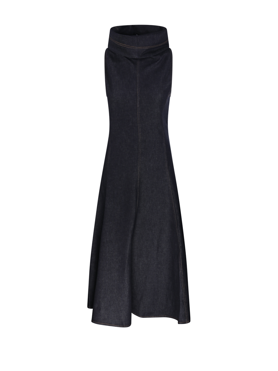 DONNA JACQUEMUS ABITO LA ROBE TRIANGLE DE NIMES BLU IN COTONE