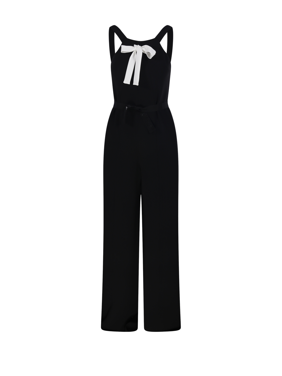 WOMAN MAXMARA PIANOFORTE BLACK TRIACETATE ESTRO JUMPSUIT
