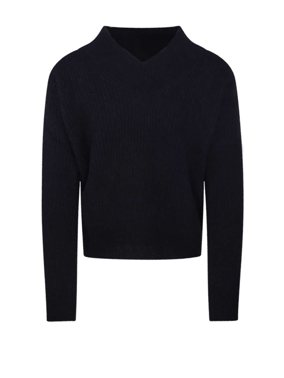 MEN ALTEA DARK BLUE ALPACA V NECK SWEATER