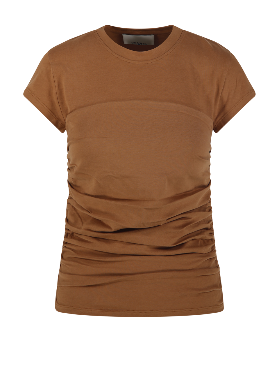 WOMAN MARANT ETOILE BROWN COTTON MAELIE T-SHIRT